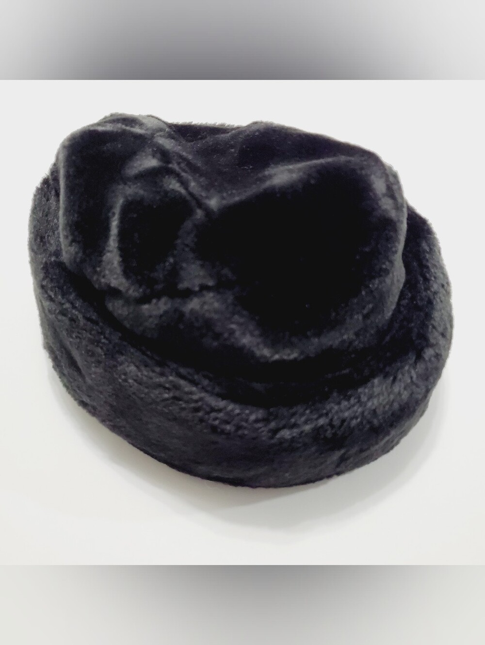 F.L.A.G. Women's Black Faux Fur Winter Hat One Size Acrylic